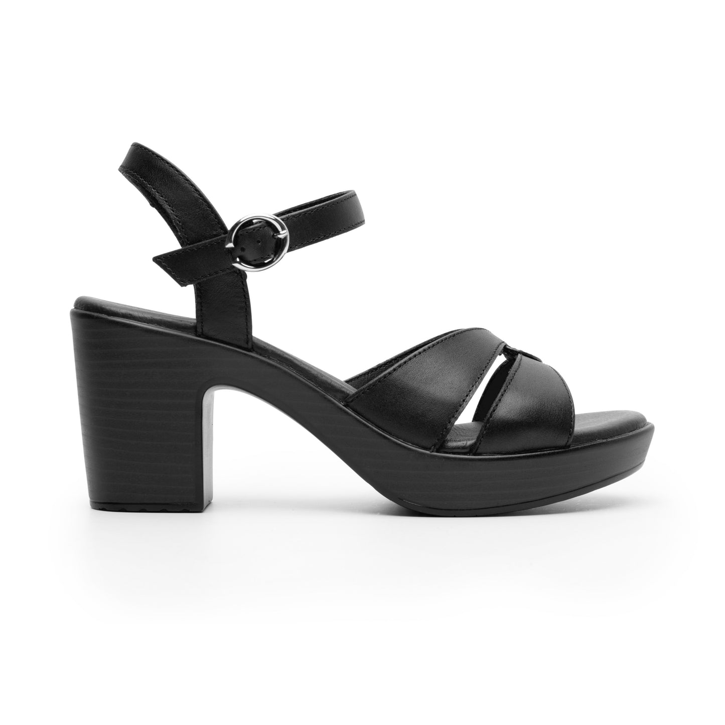 102921 SANDALIAS TACÓN LORY Negro