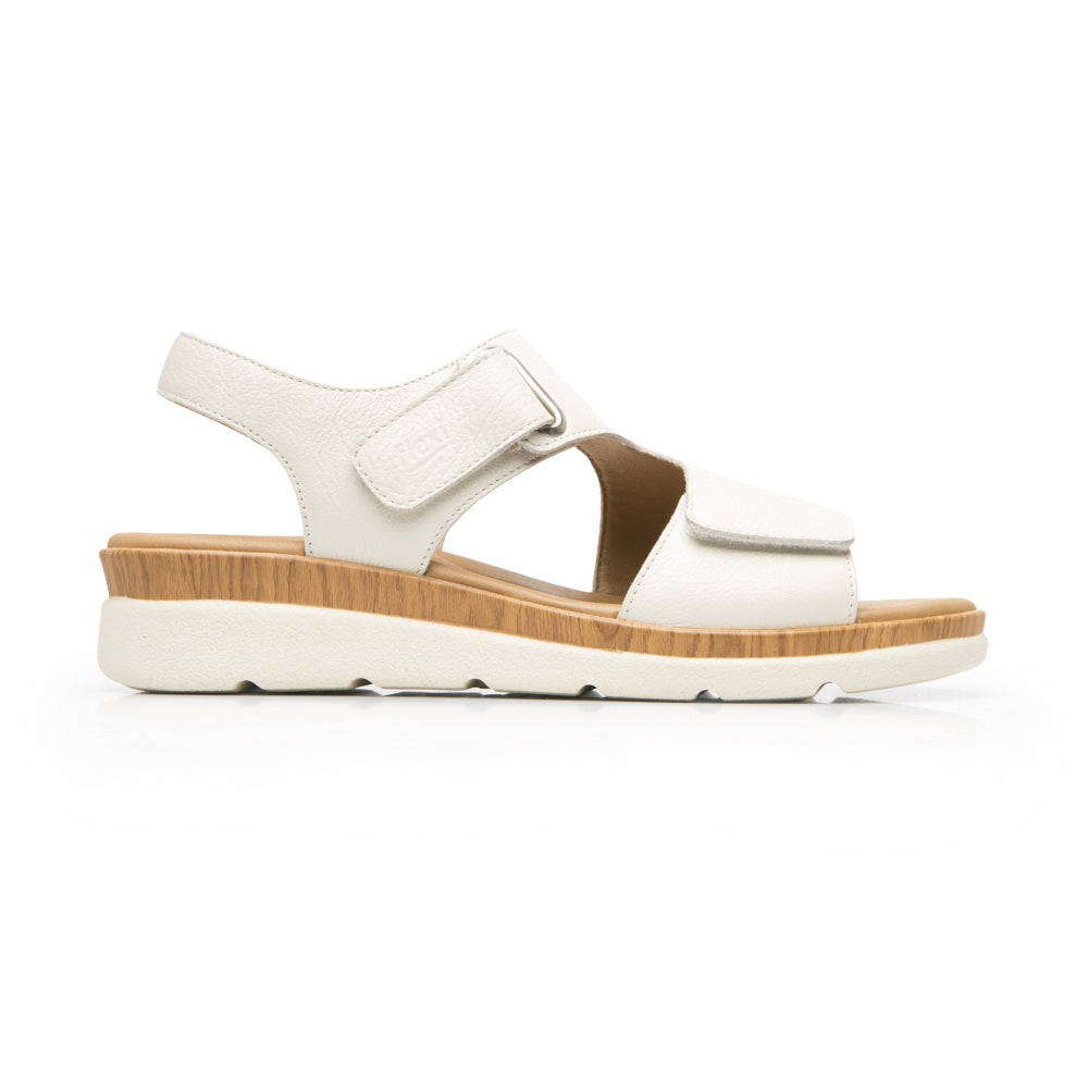 124210 SANDALIAS VELCRO DARIANA Natural