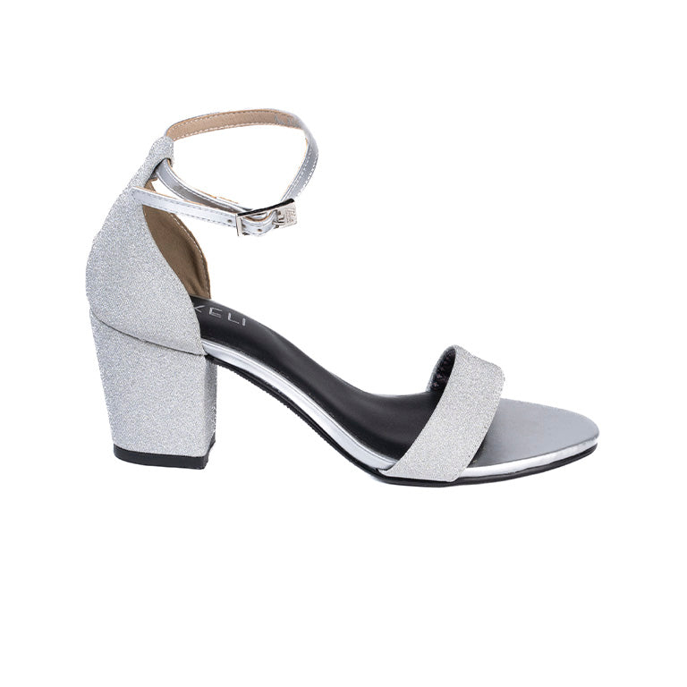 RK 233-23 SANDALIAS TACÓN CMS 7 Plateado