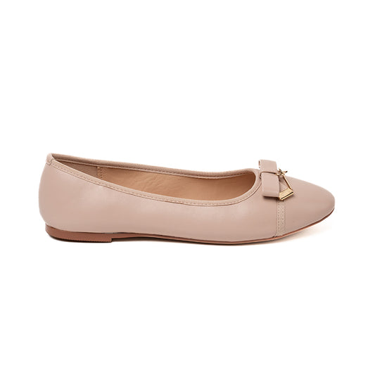 A10135616812010 CASUAL BALLERINA FLAT Beige