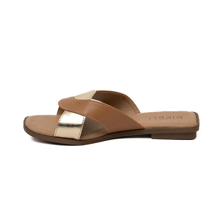RK 319-02 CASUAL SANDALIAS FLAT Beige