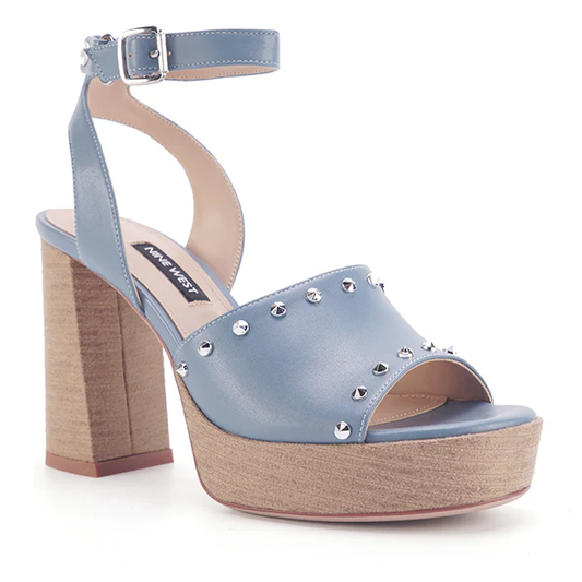 A10148432512010 CASUAL SANDALIAS TACÓN Celeste