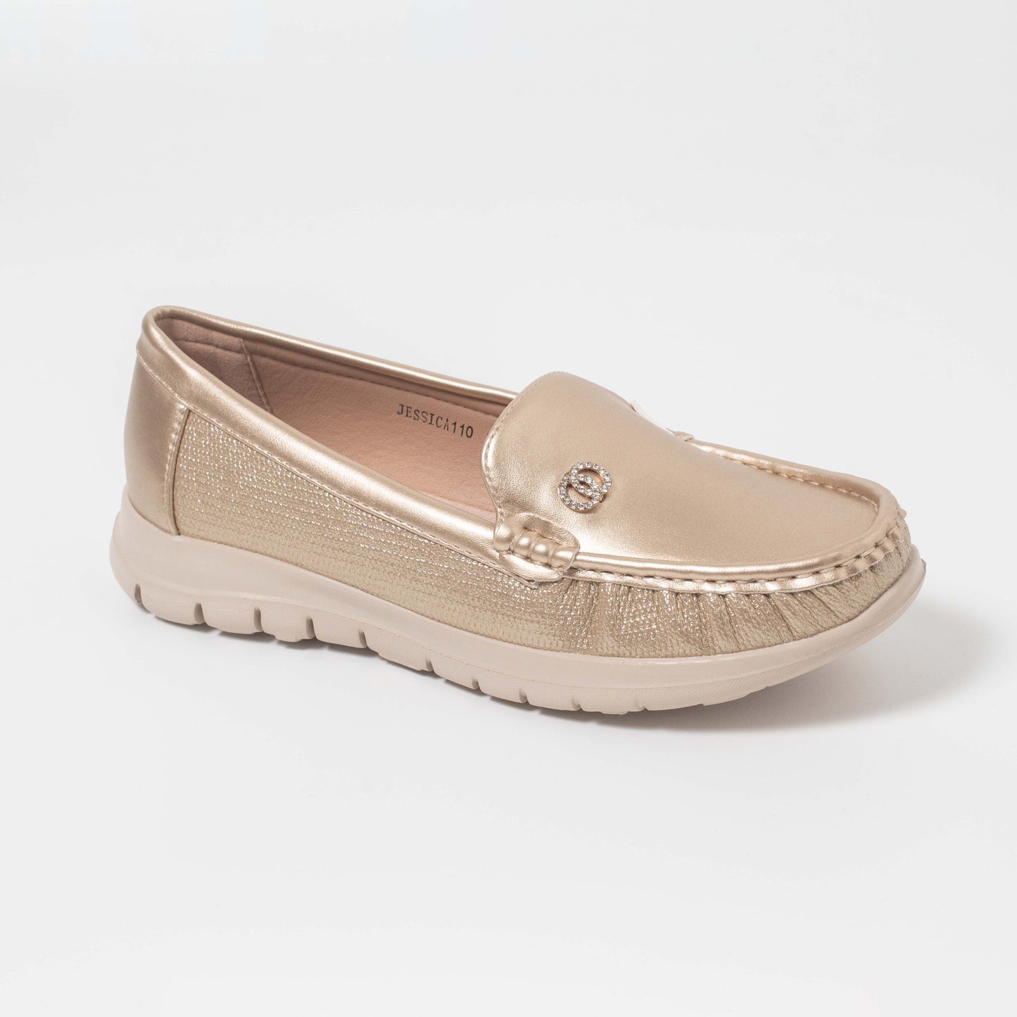JESSICA110LA CASUAL MOCASINES SLIP-ON (DE METER) Oro