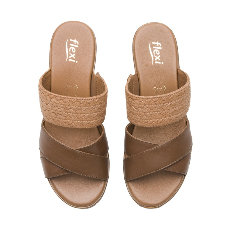 113324 SANDALIAS CUÑA EMILY Tan