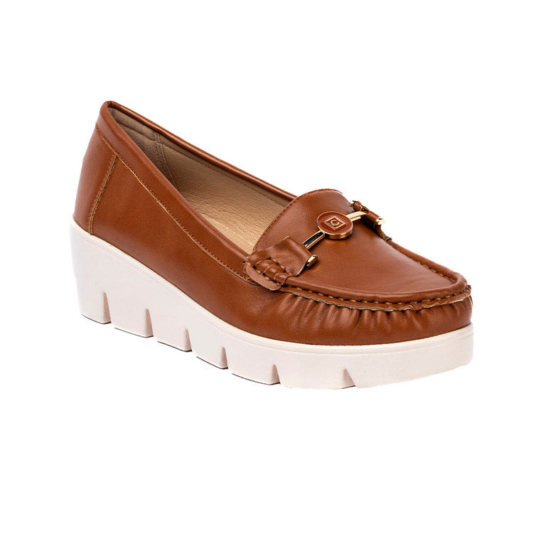 RIKELI89B CASUAL CASUALES PLATAFORMA Marron