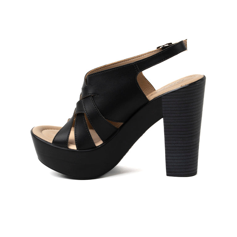 RK 157-74 SANDALIAS TACÓN CMS 12 Negro