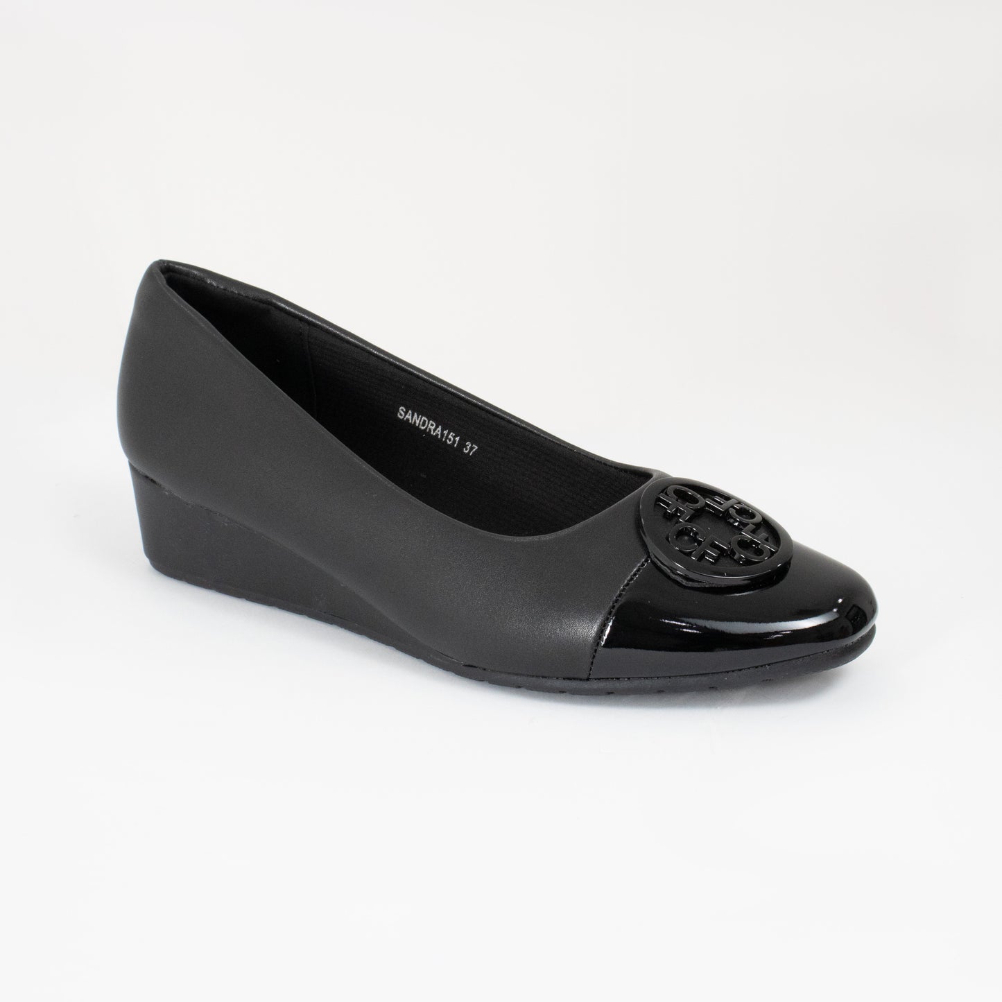 SANDRA151LA CASUAL FORMAL BAJO Negro