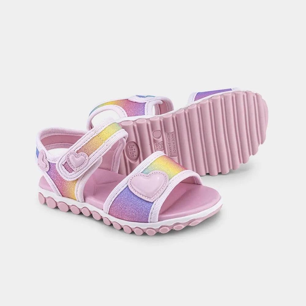 1103249 CASUAL SANDALIAS FLAT Rosado