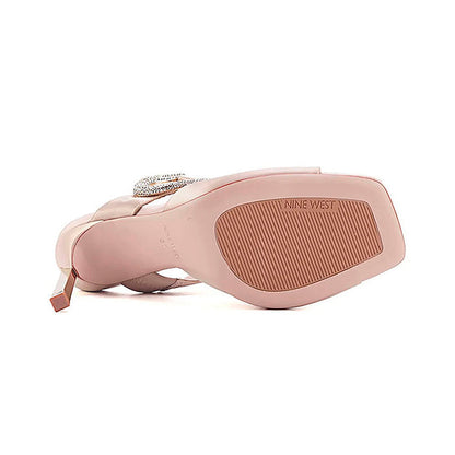 SANDALIA NINE WEST MADELINA METALLIC BEIGE A10139604112010