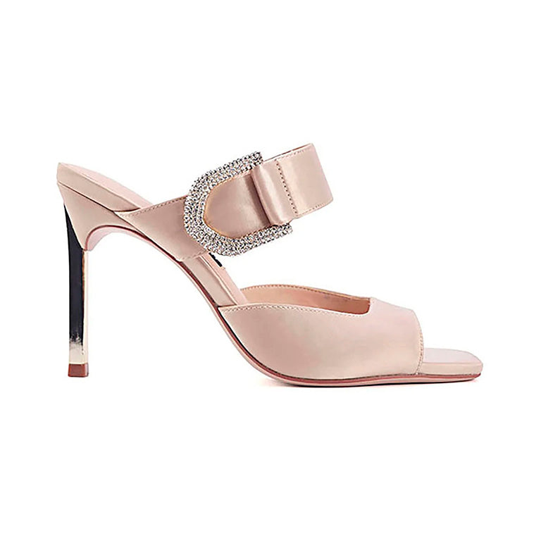 SANDALIA NINE WEST MADELINA METALLIC BEIGE A10139604112010