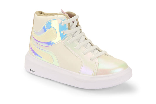 tenis bibi glam blanco/holografico niña 1109367