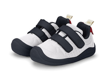 tenis bibi fisioflex 5.0 blanco/marino niño 1265031