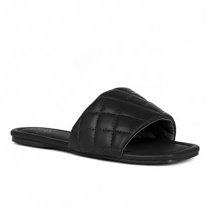 T009 RK CASUAL SANDALIAS FLAT Negro
