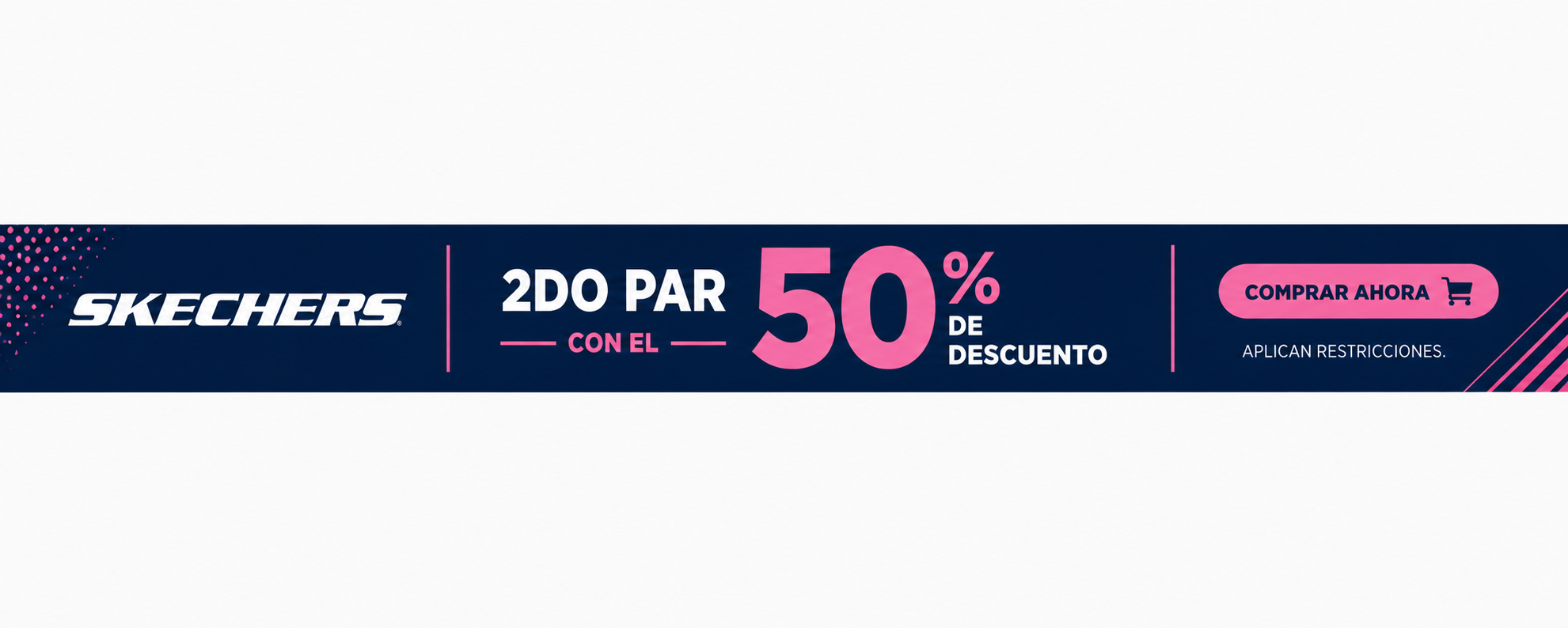 Banner promocional Skechers
