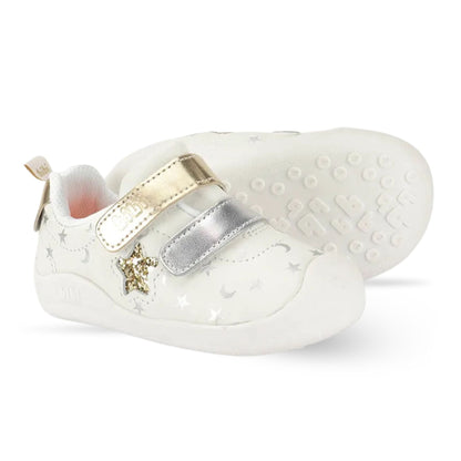 Tenis Bibi Fisioflex 5.0 blanco niña 1265079