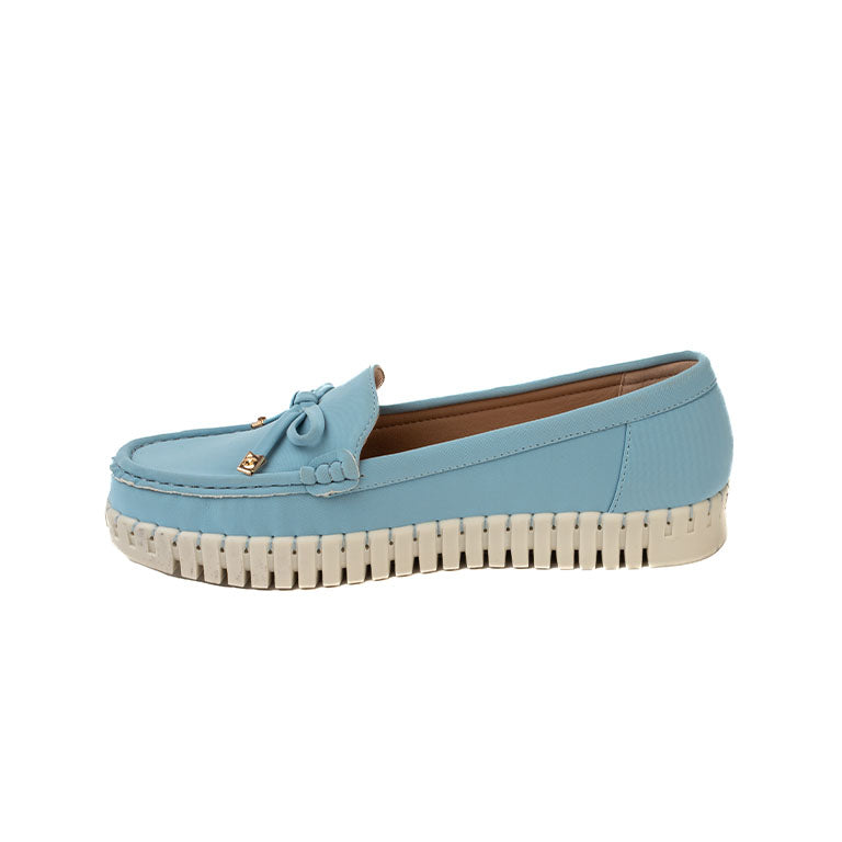 RIKELI104A MOCASINES CASUALES Celeste