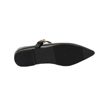 RIKELI108A BALLERINA FLAT Negro