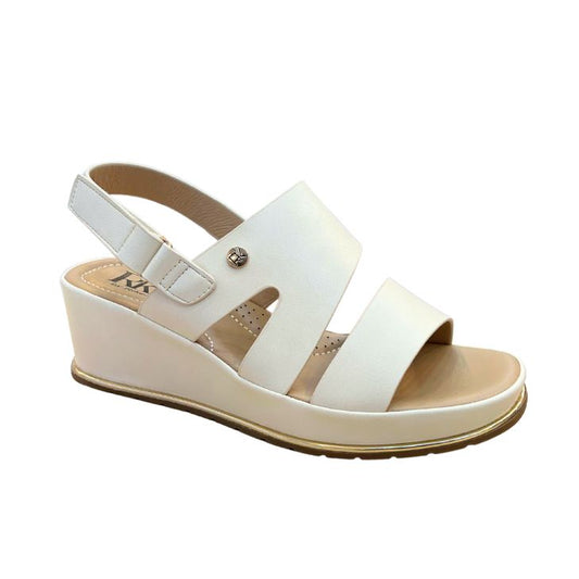 RIKELI114A SANDALIAS PLATAFORMA Blanco
