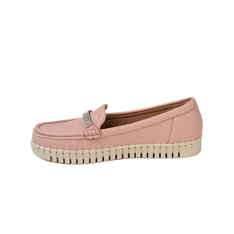 RIKELI118A MOCASINES CASUALES Rosa