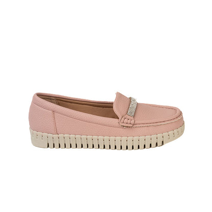 RIKELI118A MOCASINES CASUALES Rosa