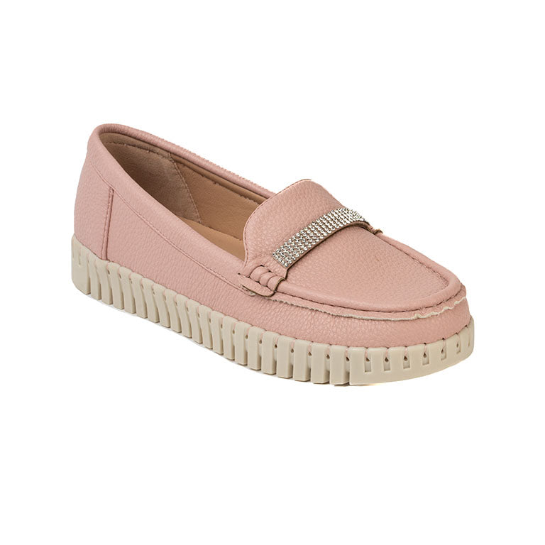 RIKELI118A MOCASINES CASUALES Rosa