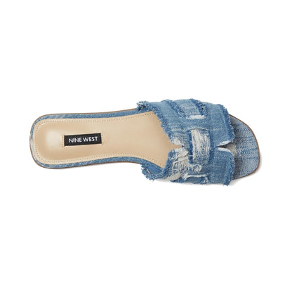 WNGERMANNY7 SANDALIAS FLAT Celeste