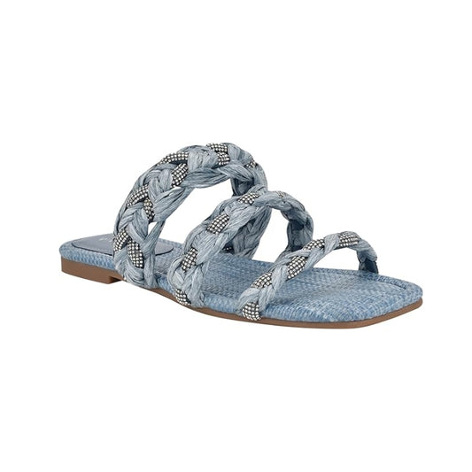 WNQAZZ3 SANDALIAS FLAT Azul