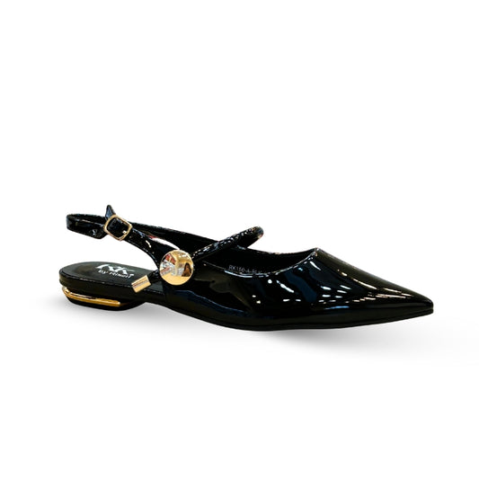 RK150-B BALERINAS FLAT Negro
