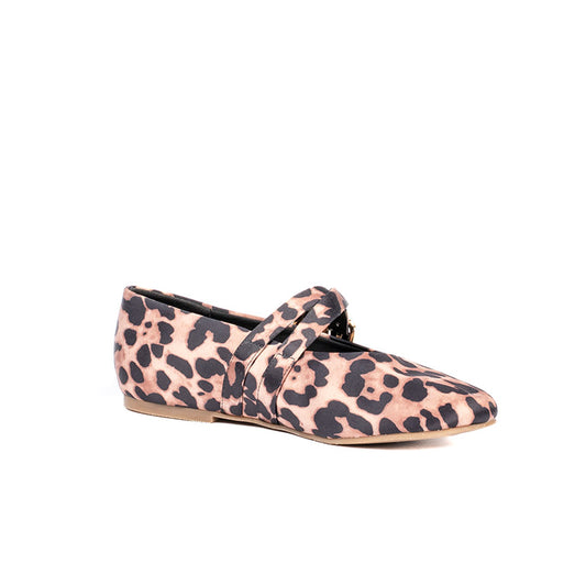 T059 BALLERINA FLAT Animal Print