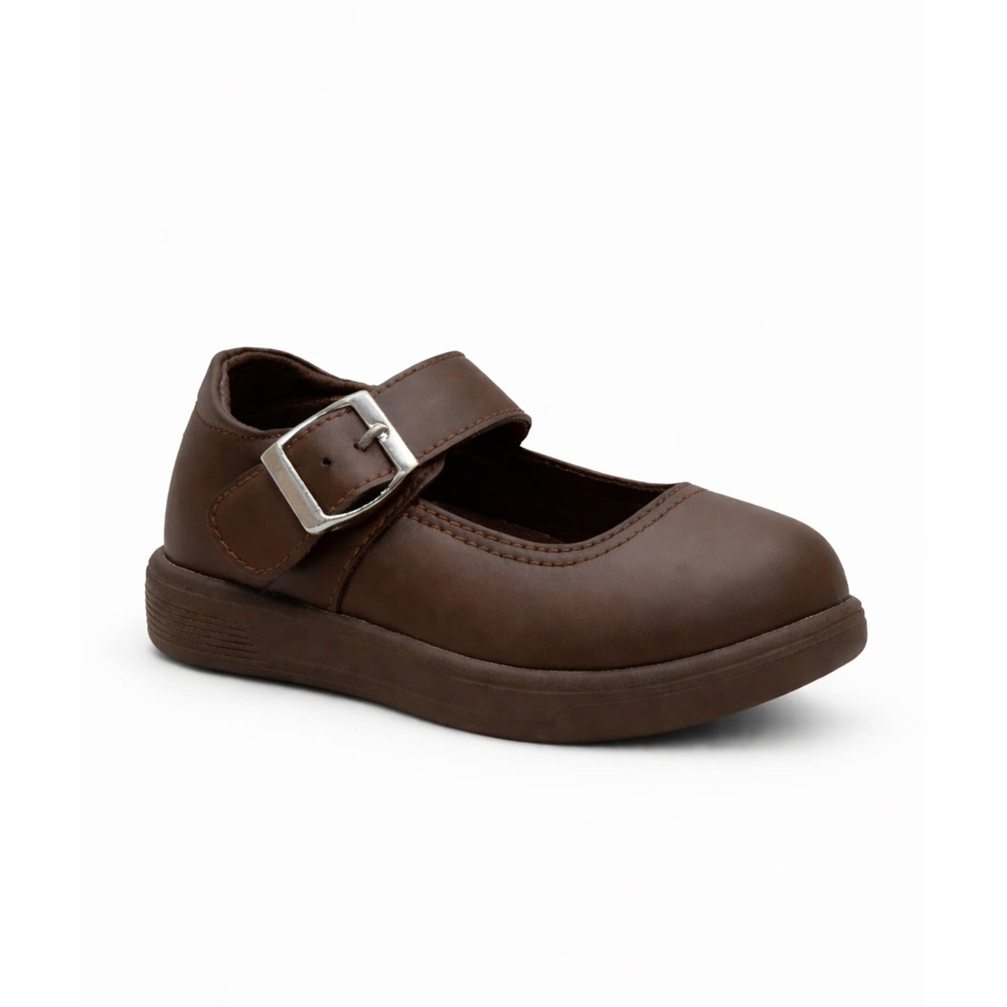 T024 ESCOLAR SLIP-ON (DE METER) Marron