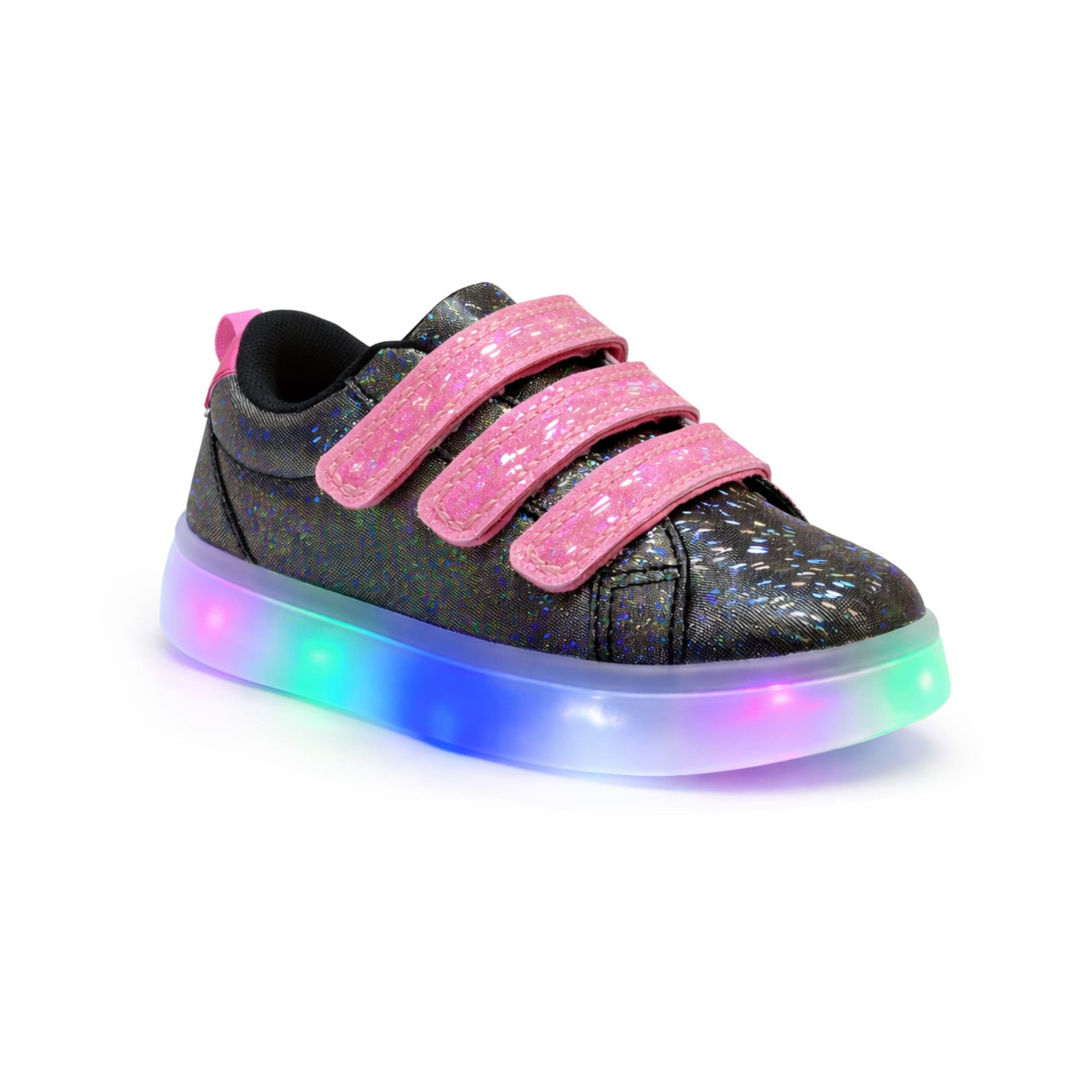 M030 TENIS DE LUCES Negro