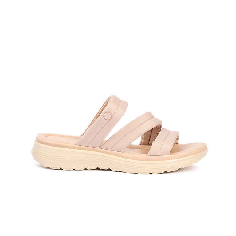 T037 SANDALIAS FLAT Beige