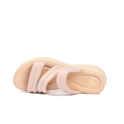 T037 SANDALIAS FLAT Beige