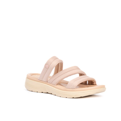 T037 SANDALIAS FLAT Beige