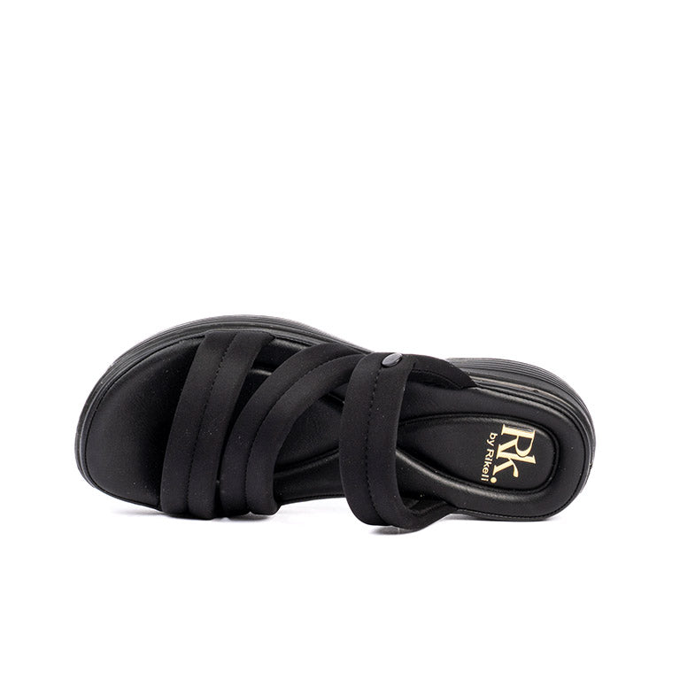 T037 SANDALIAS FLAT Negro