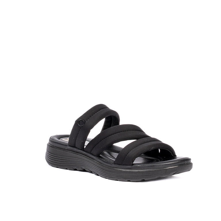 T037 SANDALIAS FLAT Negro