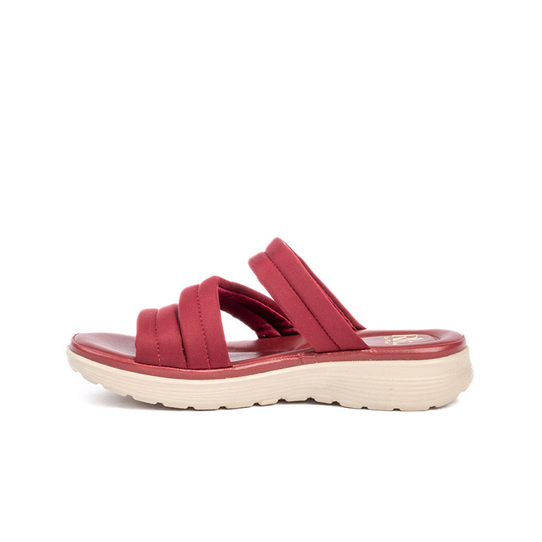 T037 SANDALIAS FLAT Vino