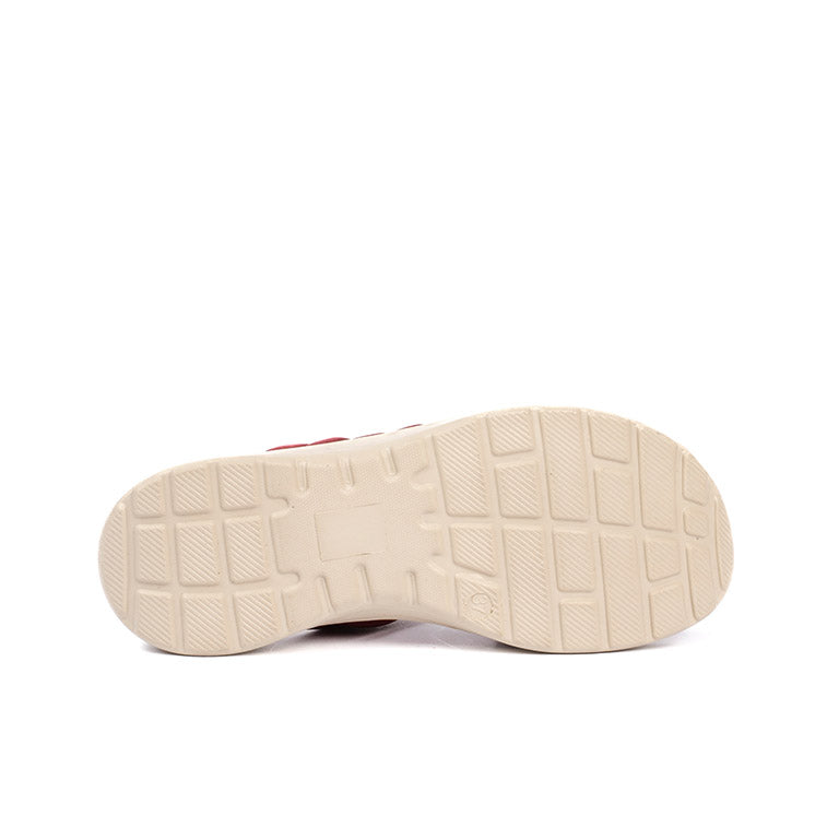 T037 SANDALIAS FLAT Vino