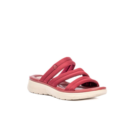 T037 SANDALIAS FLAT Vino