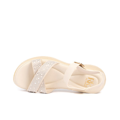 T039 SANDALIAS FLAT Blanco
