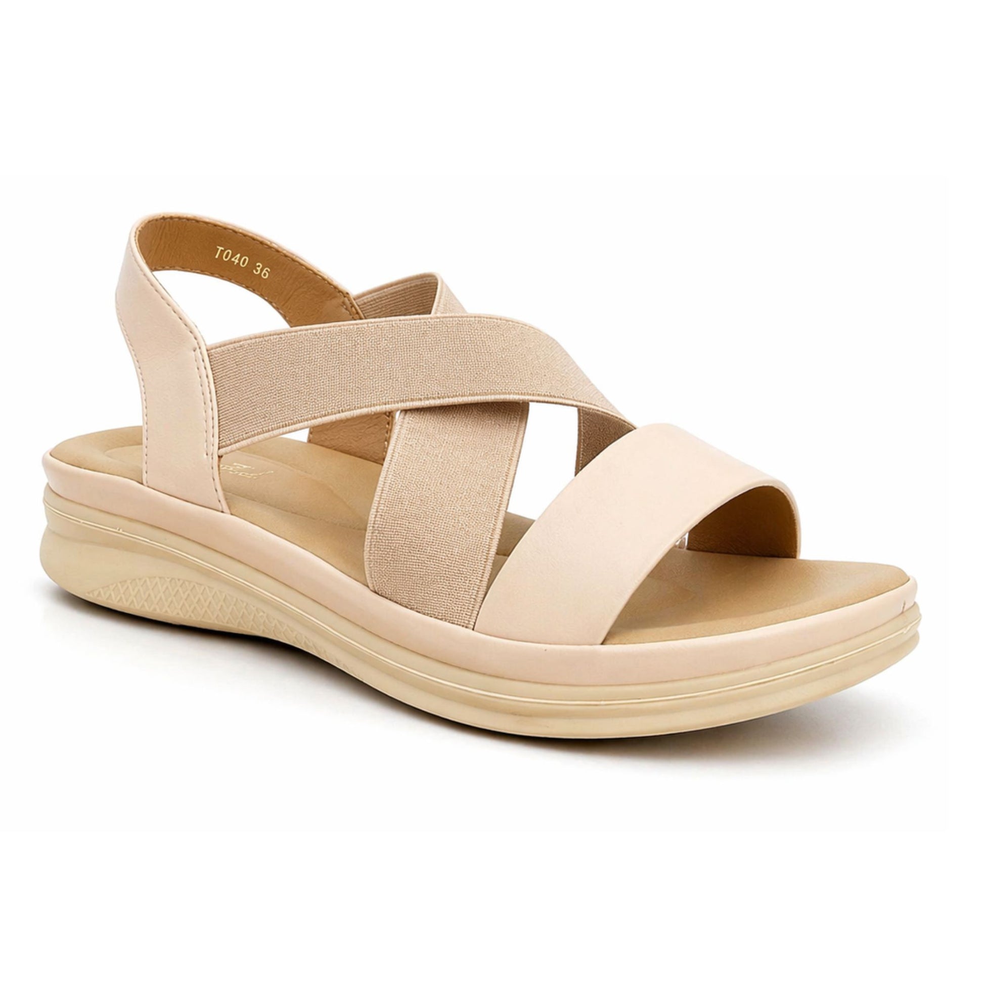 T040 SLIP-ON (DE METER) FLAT Beige
