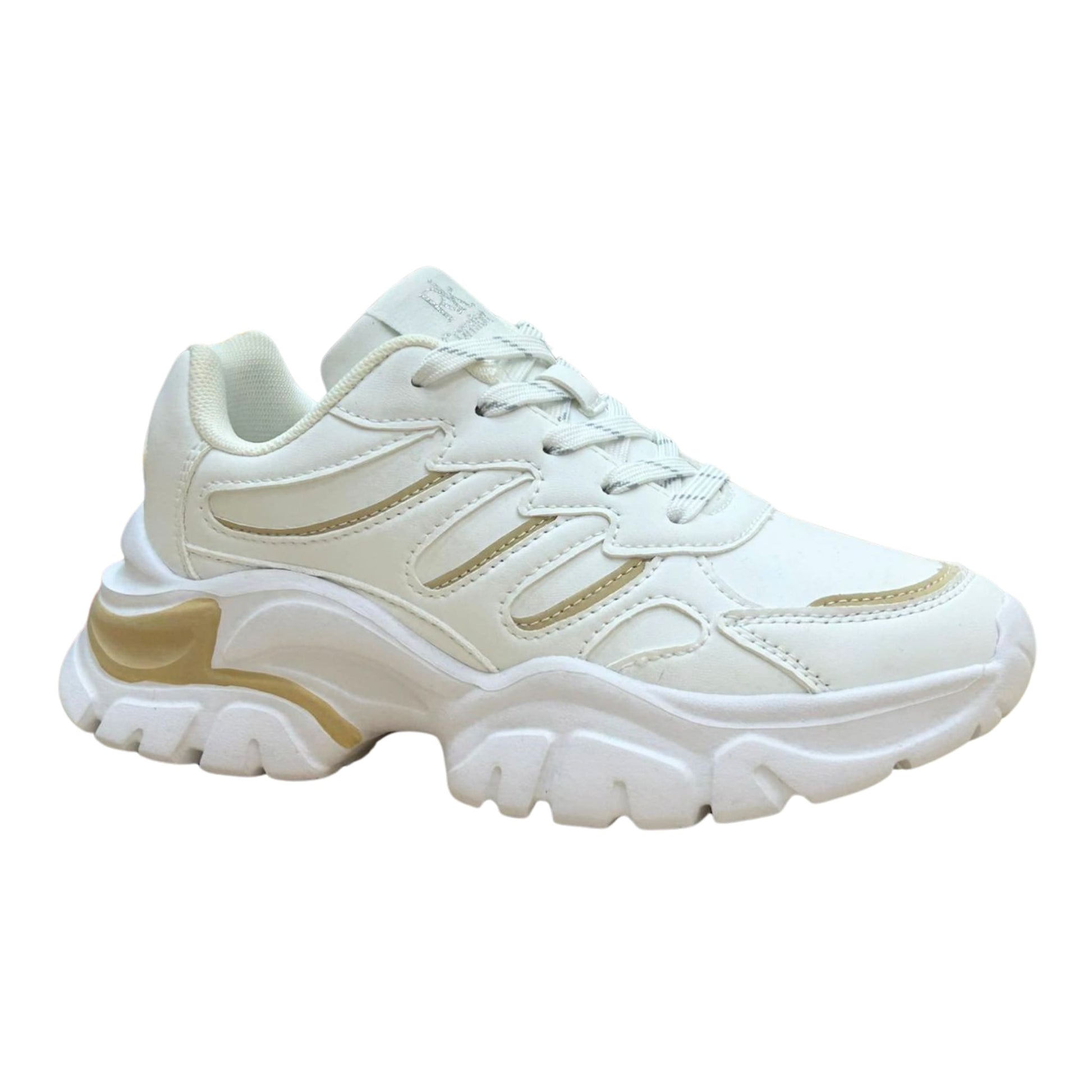 T034 TENIS FLAT Blanco
