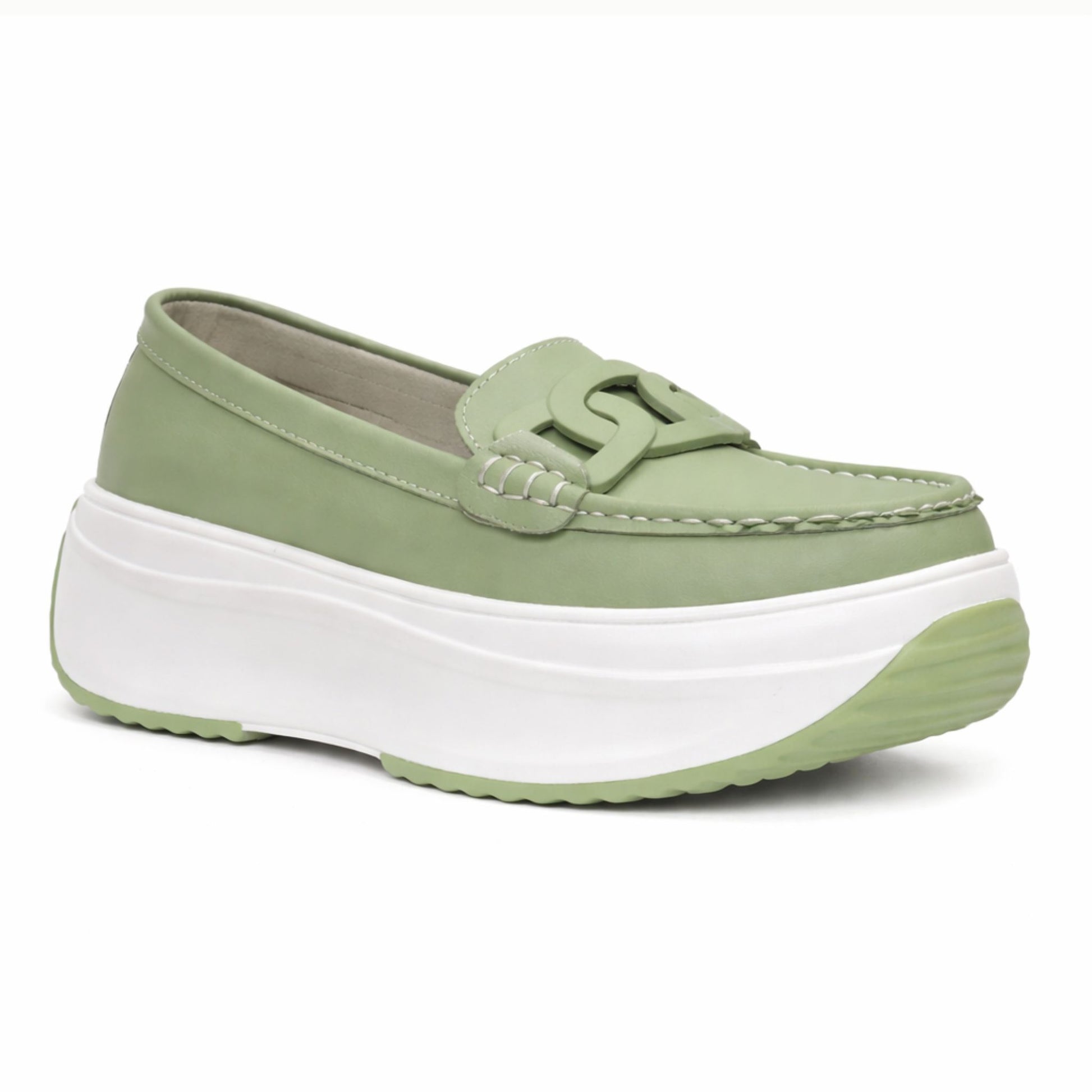 CY-230936 CASUAL FLAT MOCASÍN Azul