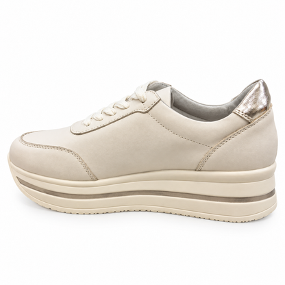 CY-240933 AMARRADO TENIS FLAT Blanco