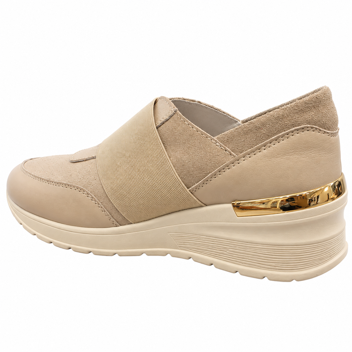 T012RK TENIS FLAT Oro