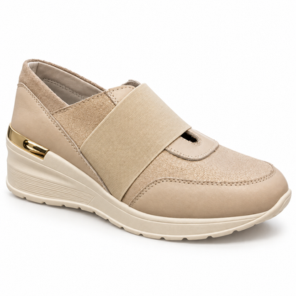 T012RK TENIS FLAT Oro