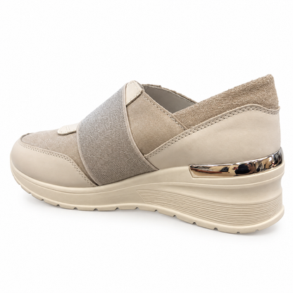 T012RK TENIS FLAT Gris