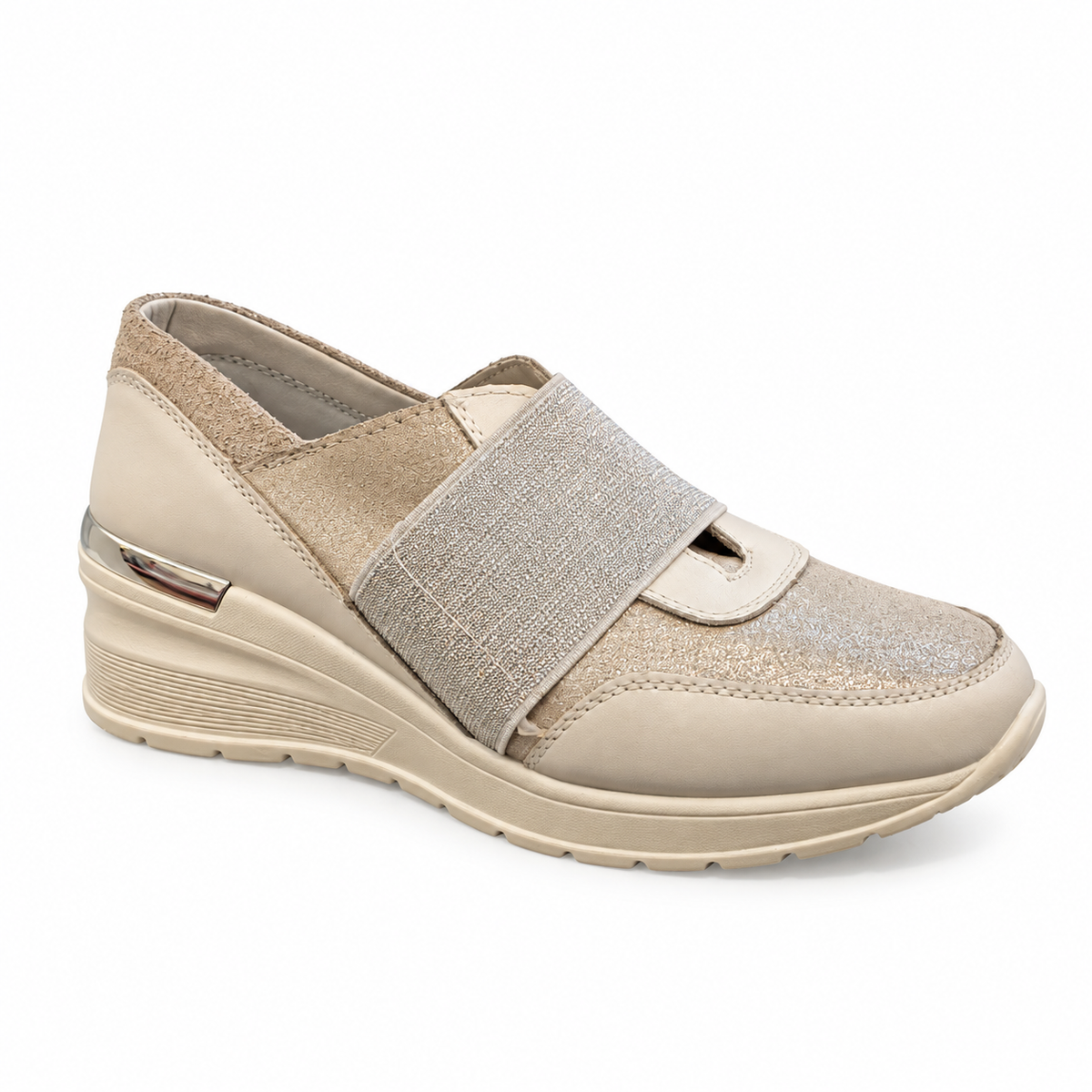 T012RK TENIS FLAT Gris