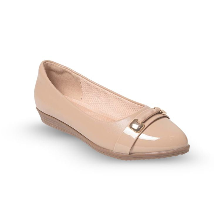 SANDRA189LA BALERINAS SLIP-ON (DE METER) Beige