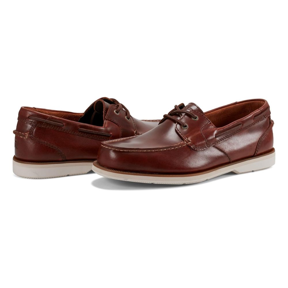 RMSOUTHPORTBOATSHOE FORMAL CUERO Café